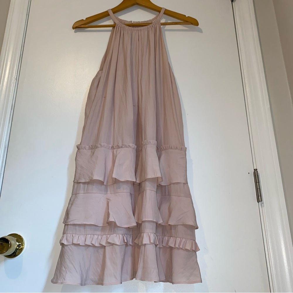 Ramy Brook Blush Halter Dress
